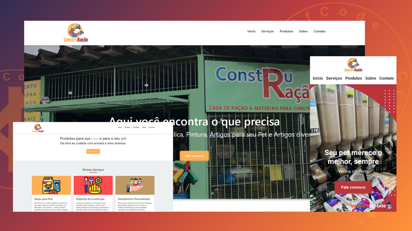 banner criação de sites