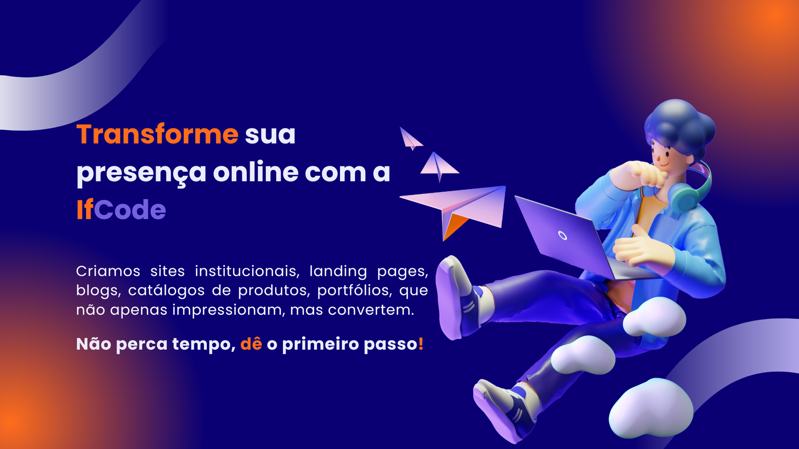banner criação de sites